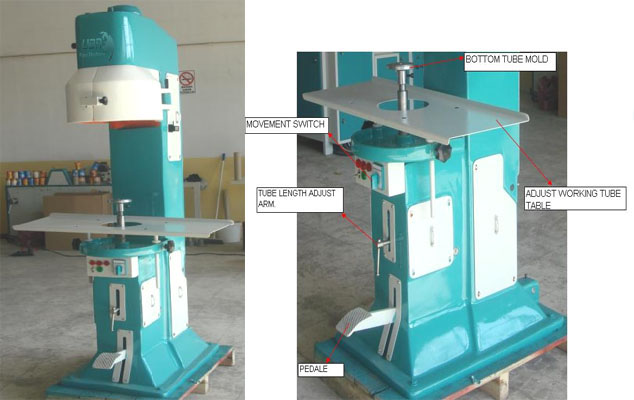 Paper Tube Cover Attaching Machinery Paper Tube Cover Attaching Machinery